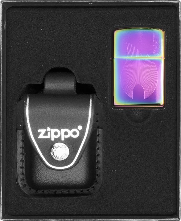 Zestaw ZIPPO Zapalniczka FLAME RAINBOW Prezentowy No3