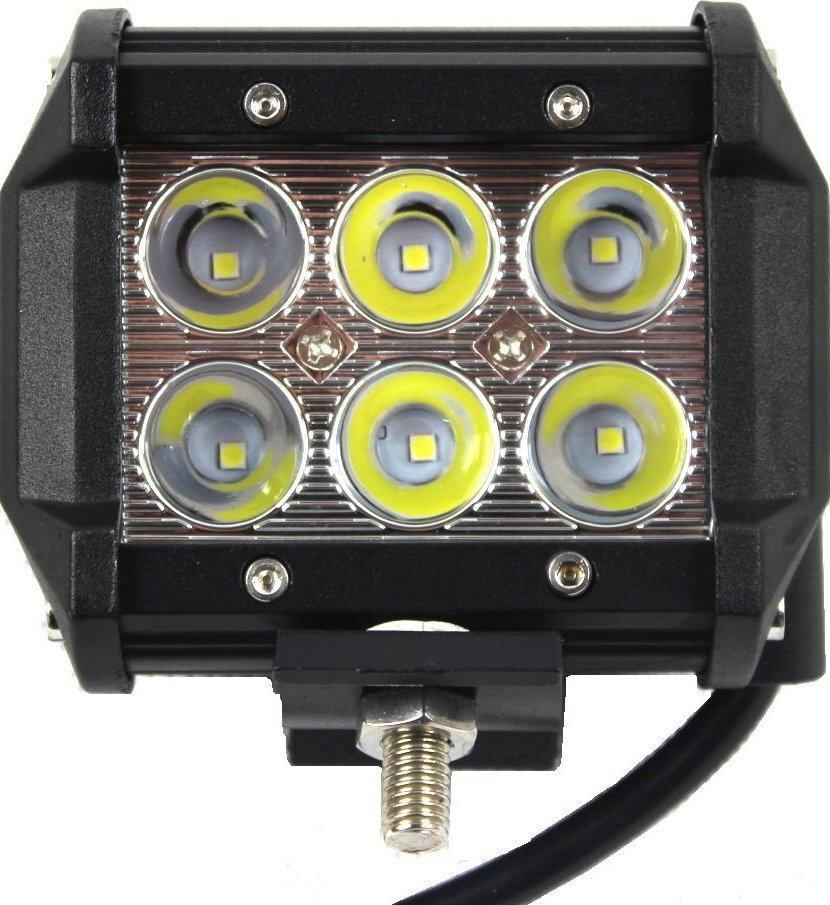 LAMPA ROBOCZA 6 LED CREE PANEL HALOGEN 18W 12V 24V