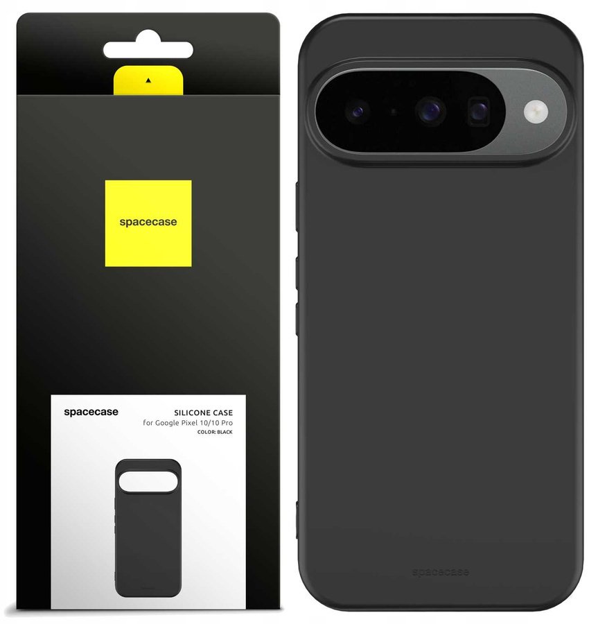 SpaceCase Etui Silicone Case 3.0 Google Pixel 10/10 Pro black standard