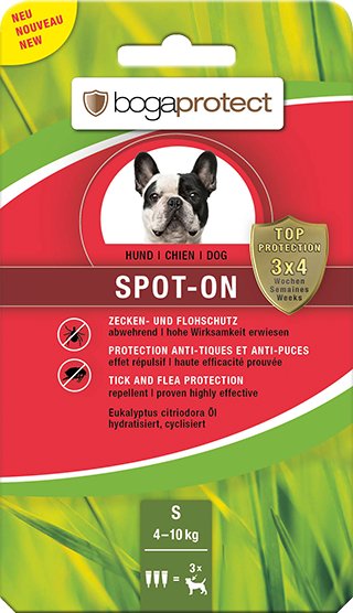BOGAR Bogaprotect SPOT-ON krople pies S 3x1.2 ml