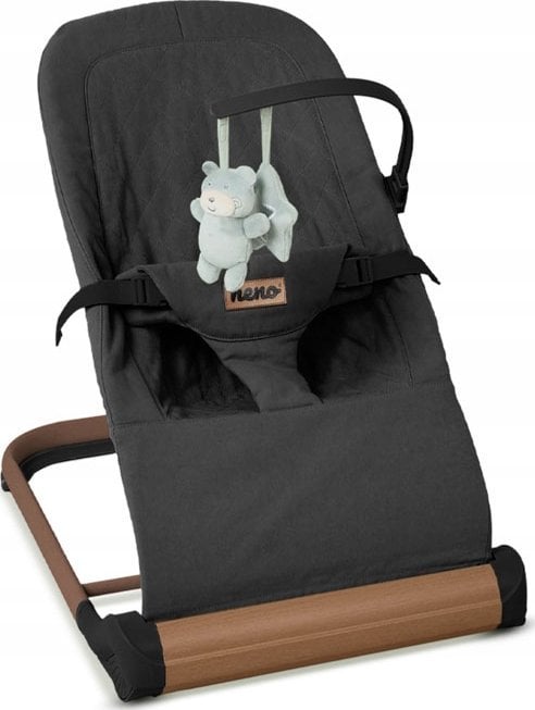 5718 NESSO DARK GREY LEŻACZEK + TORBA