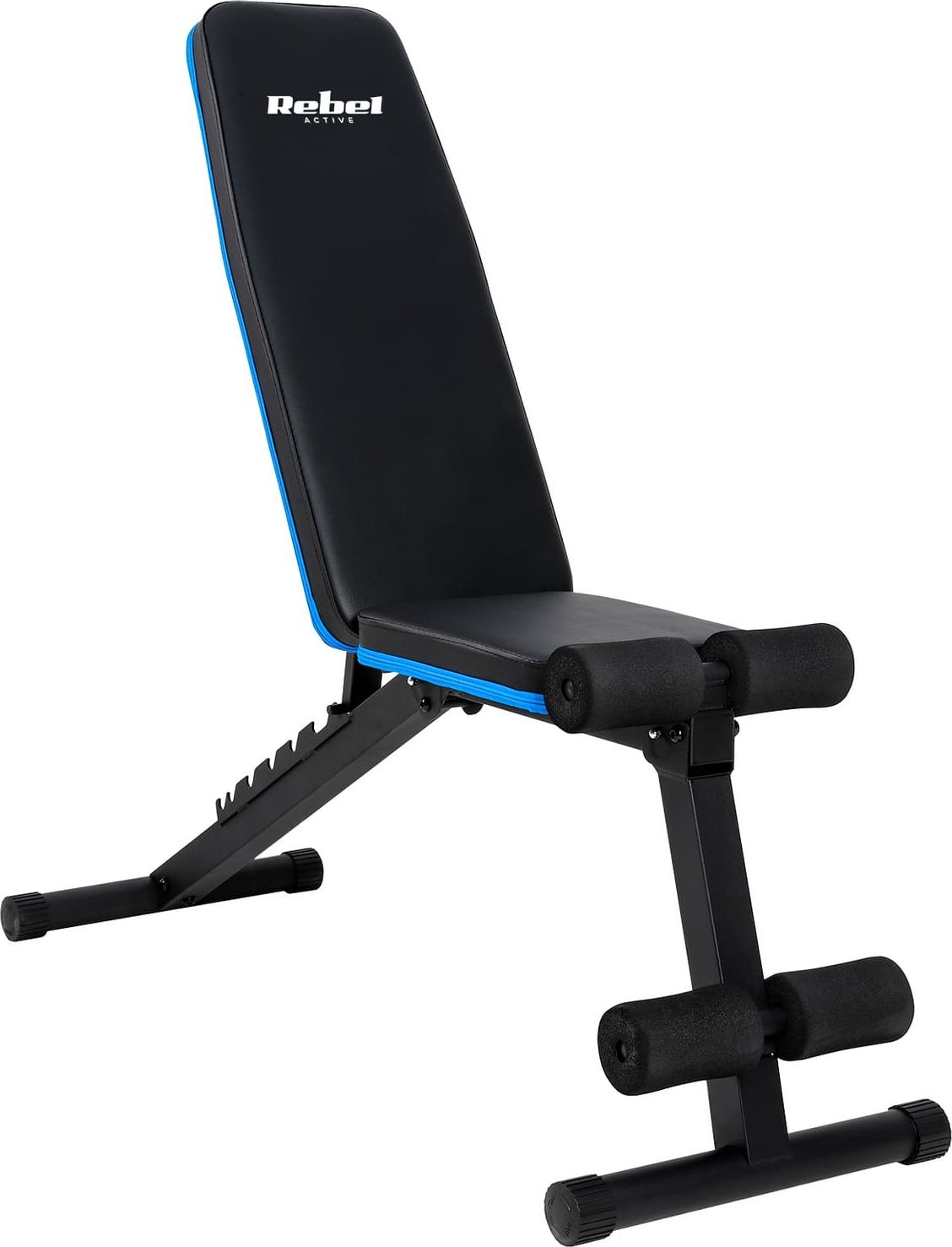 Rebel Ławka treningowa skośna wzmocniona z blokadą nóg , REBEL ACTIVE