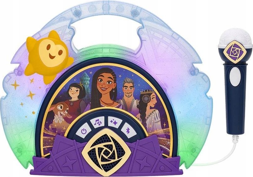 Głośnik Ekids BoomBox Głośnik Bluetooth + Mikrofon Karaoke 2w1 Wish Życzenie Disney / WH-115.EMV23MI