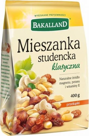 bakalland Mieszanka Studencka Klasyczna 400g BAKALLAND a