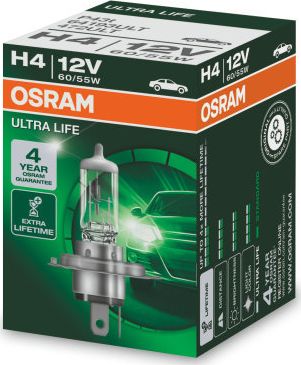 Osram ŻARÓWKA 12V H4 60/55W ULTRA LIFE P43T /WYDŁUŻONA TRWAŁOŚĆ/ OSRAM 64193ULT