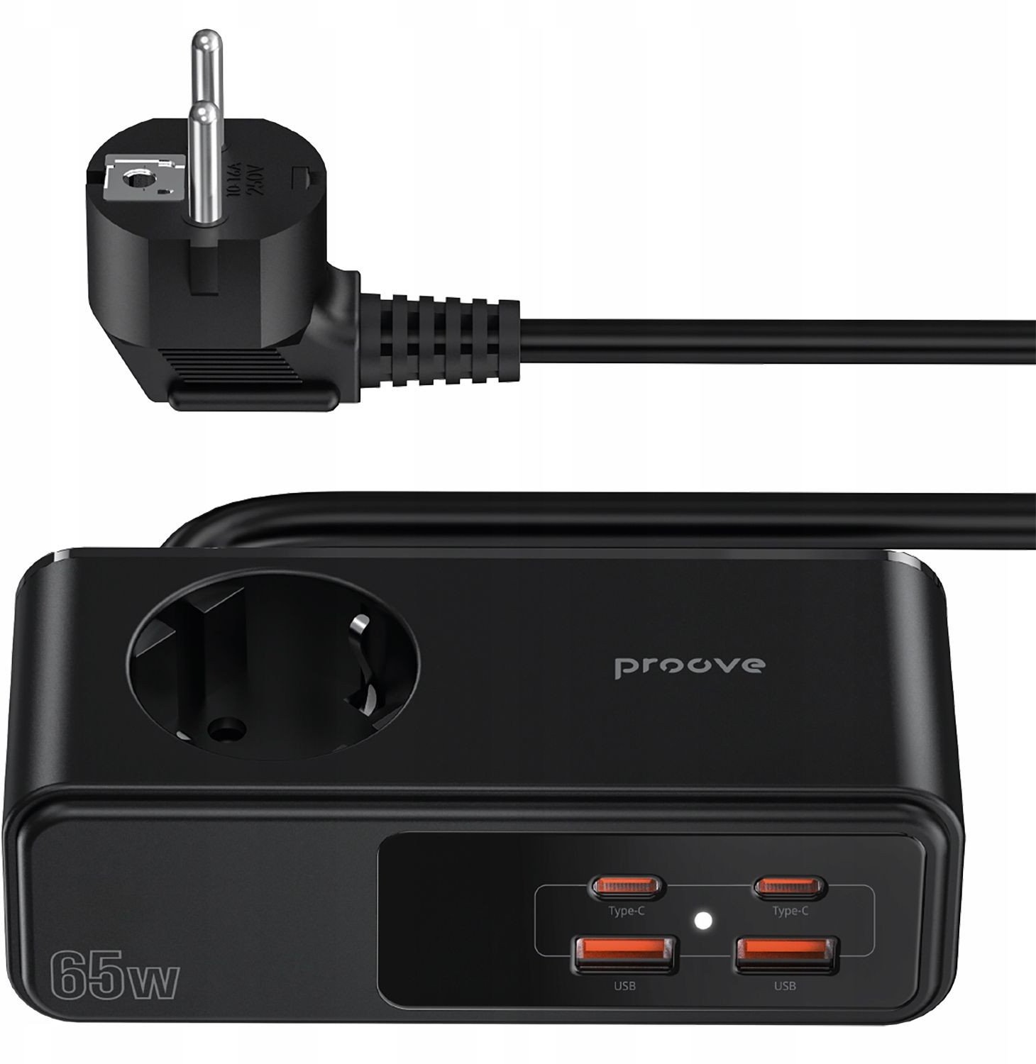 Listwa Przeciwprzepięciowa Zasilająca Przedłużacz Ac 2x Usb 2x Usb-c 65w / Pshp25002201 / Homester Pro