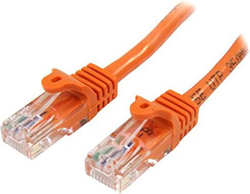 StarTech Patchcord, Cat5e, 0.5m, pomarańczowy (45PAT50CMOR)