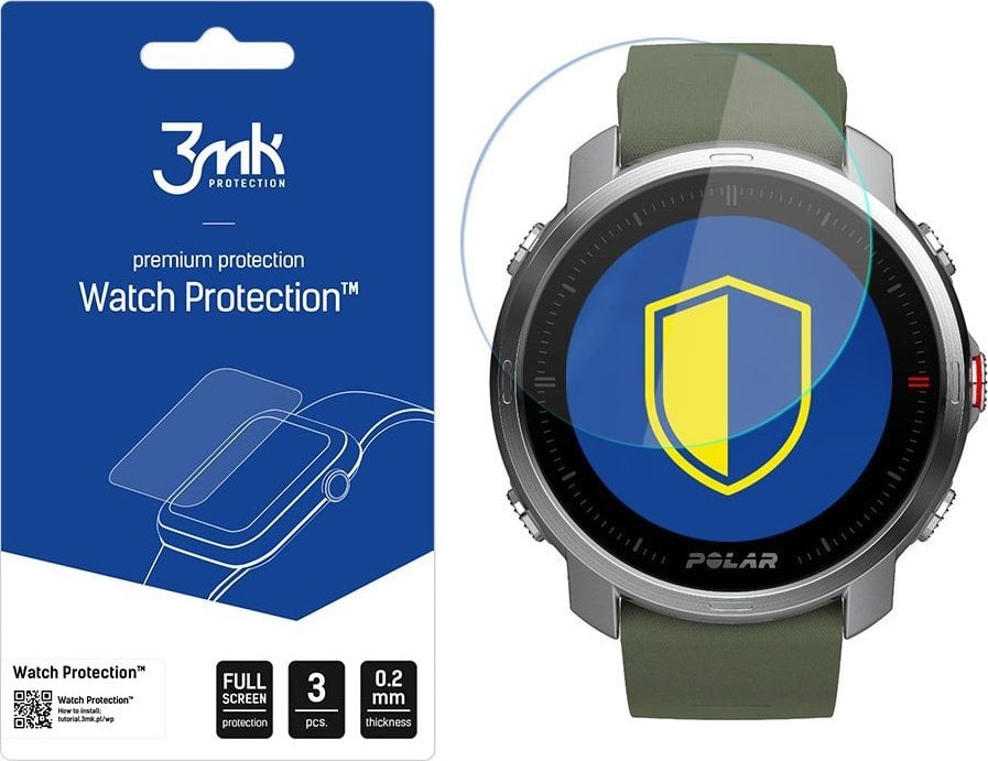 3MK Polar Grit X - 3mk Watch Protection™ v. FlexibleGlass Lite