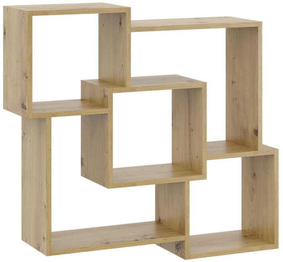 KROKUS Półka wisząca dekoracyjna Hanna 98x18x90 cm dąb artisan mat