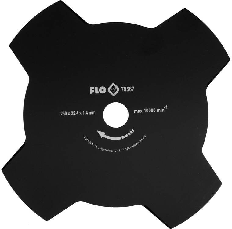 FLO TARCZA 4-RAMIENNA DO KOSY 250mm / 25,4mm