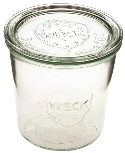 Patentglas Weck 580ml Ø100x107mm uden låg