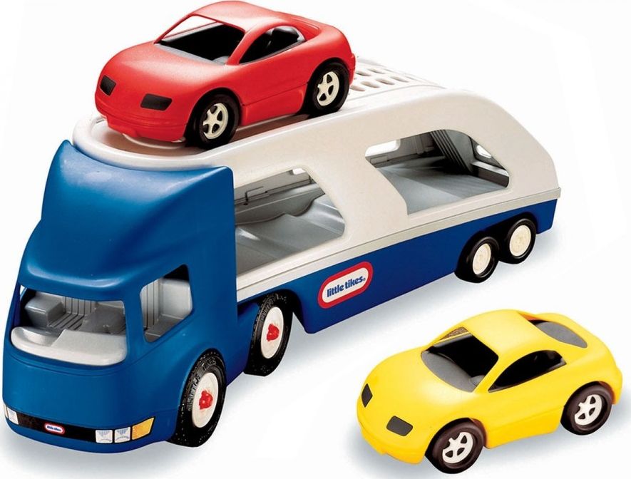 Little Tikes Laweta z dwoma samochodami niebieska (170430)