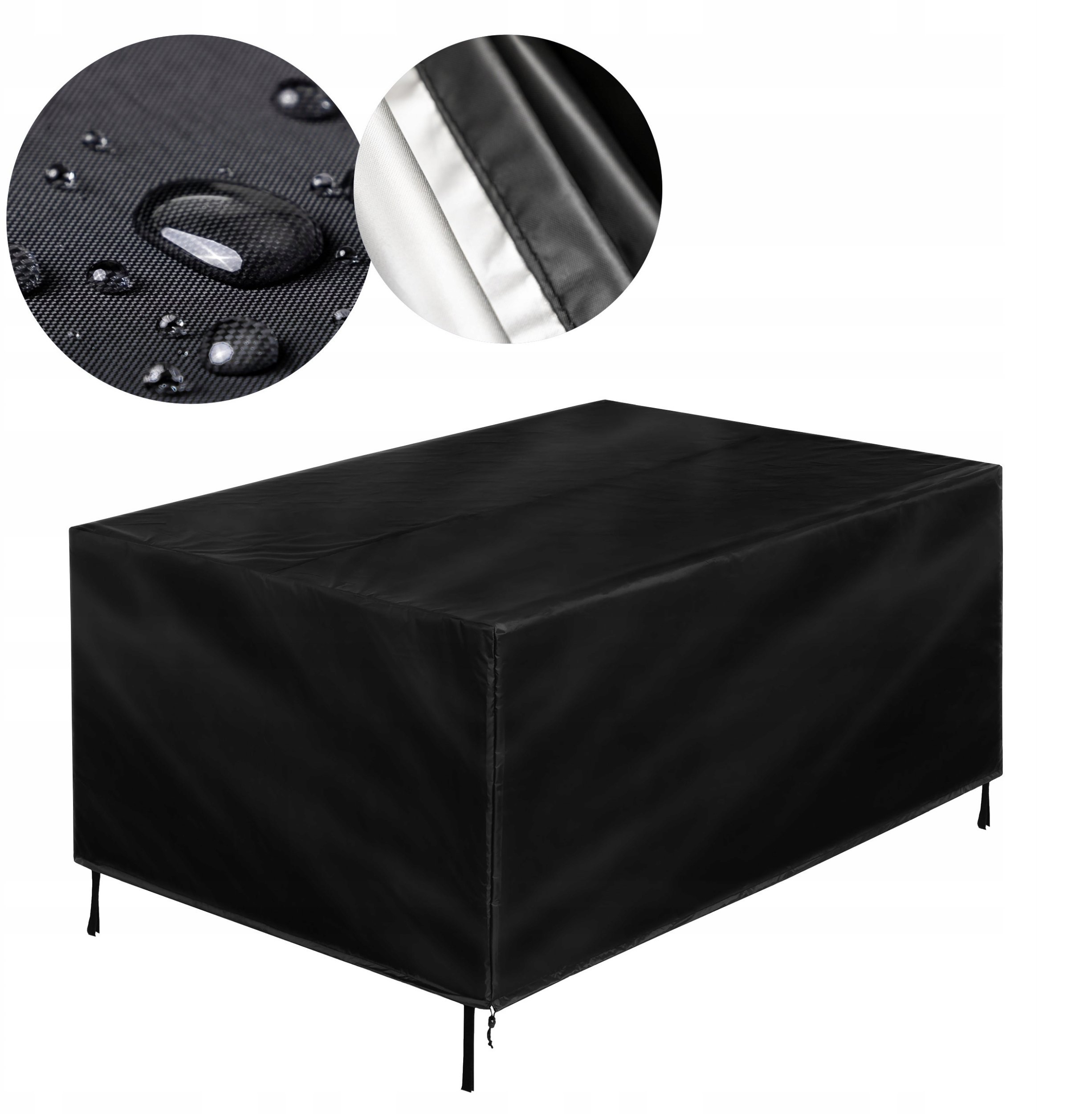 Aptel R1 Pokrowiec na meble ogrodowe czarny