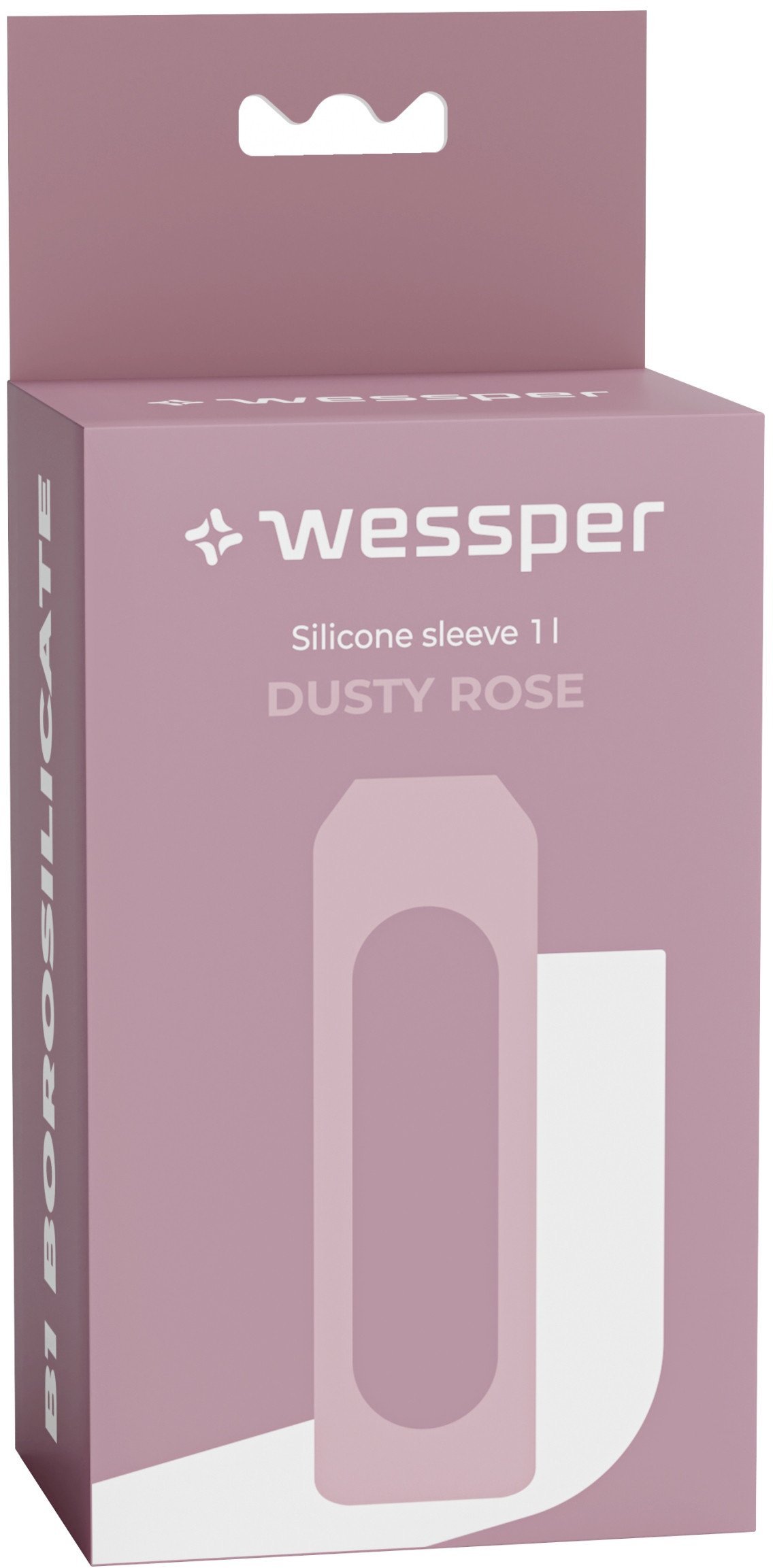 Silikonowa nakładka dla WE260 1000ml Wessper B1 Borosilicate Dusty Rose (SS-DR-WES260-NEW)