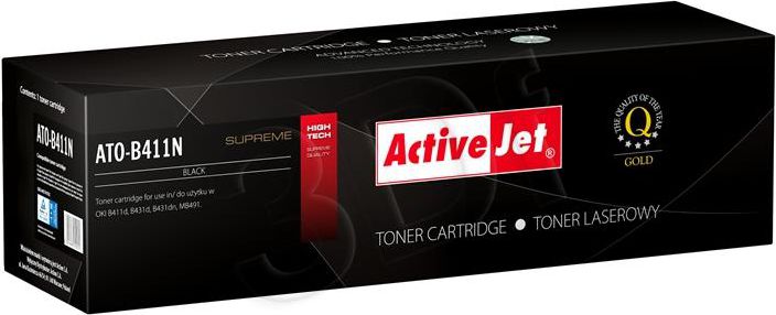 Toner Activejet ATO-B411N Black Zamiennik 44574702 (ATOB411N)