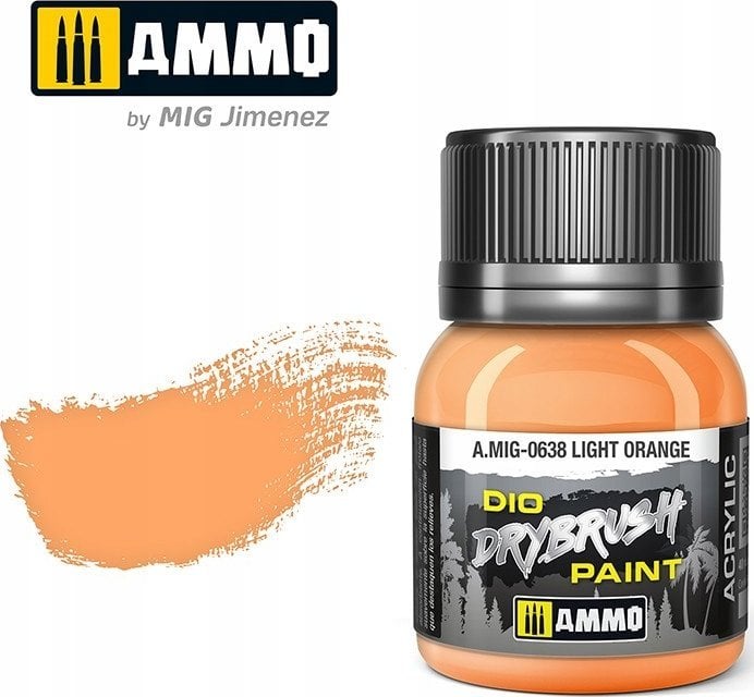Vallejo Ammo: DIO Drybrush - Light Orange