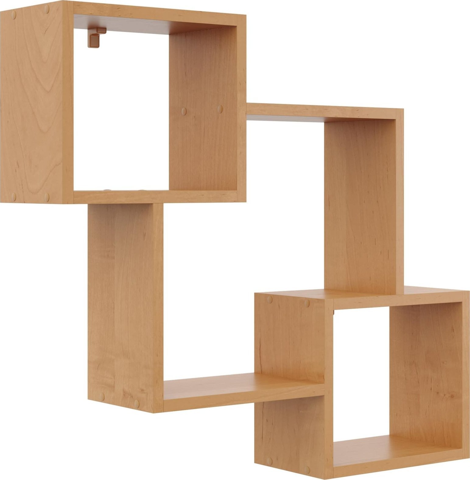 Tyletegotu Półka ścienna, wisząca, regał, 78x18x71 cm, olcha, mat