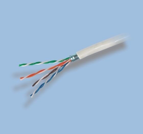 Przewód komputerowy FTP 4x2x24 AWG kat.5E drut Krążek 305m