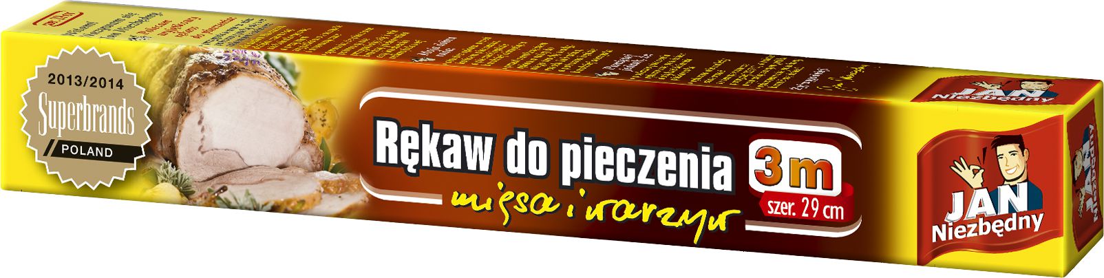 JAN Niezbędny Rękaw do Pieczenia 3m szerokość 29cm (8571015779)