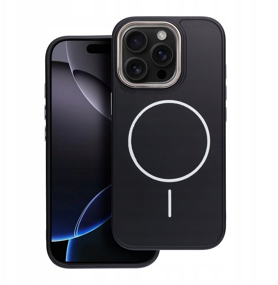 Futerał FRAME MAG COVER kompatybilny z MagSafe do IPHONE 14 PRO MAX czarny