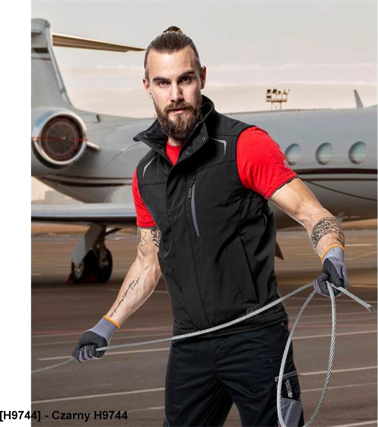 Ardon R8ED+ - kamizelka softshellowa męska - Czarny H9744 S