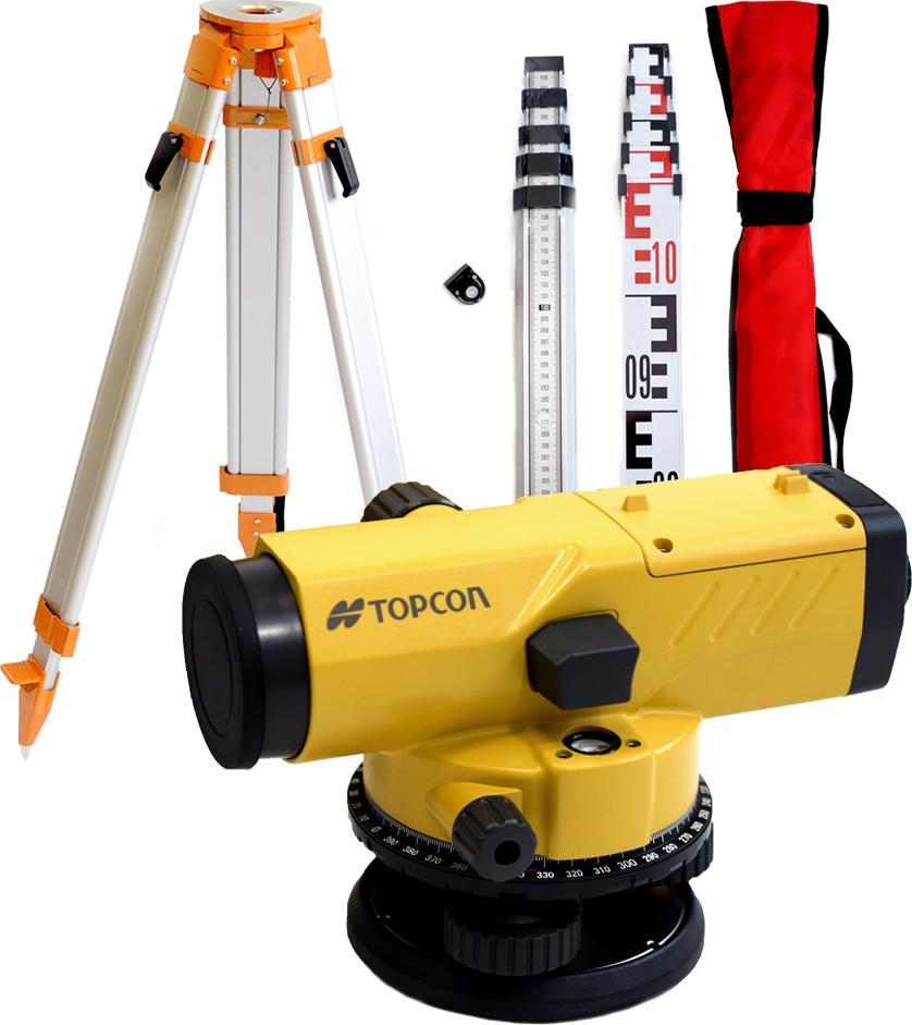 Topcon Niwelator optyczny Topcon AT-B3 z łatą 5m i statywem