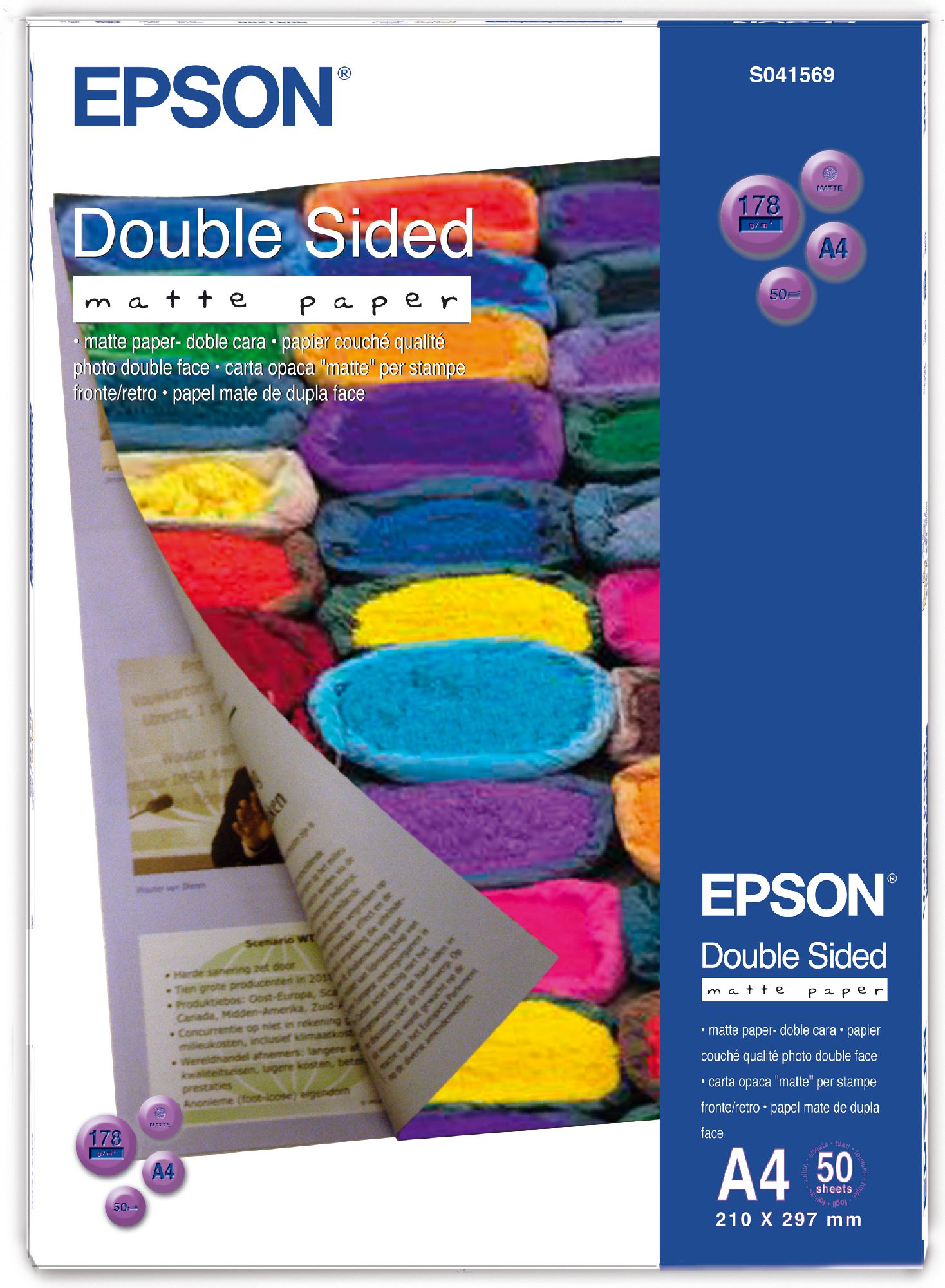 Epson Papier fotograficzny do drukarki A4 (C13S041569)