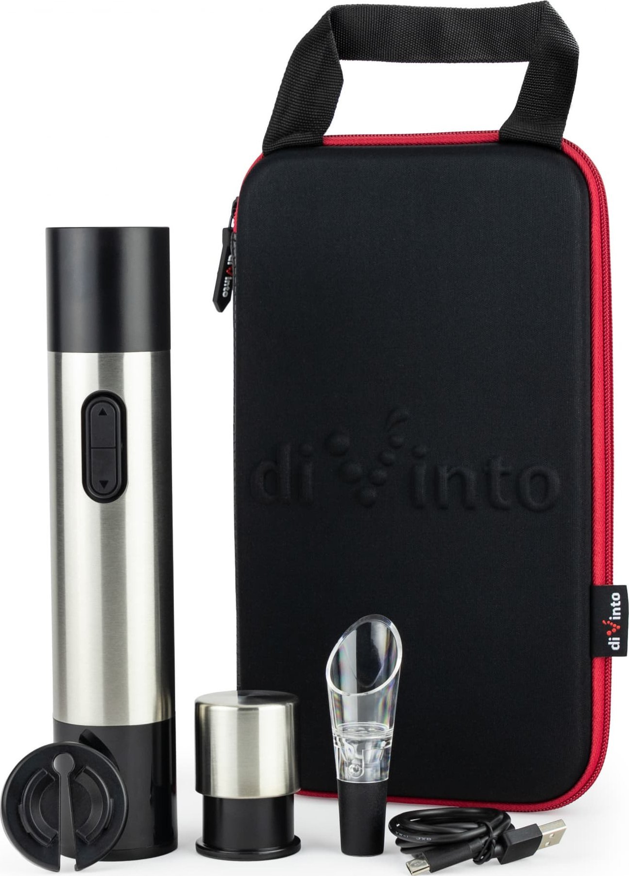 diVinto DuoTwister Elektroniczny otwieracz do wina i piwa