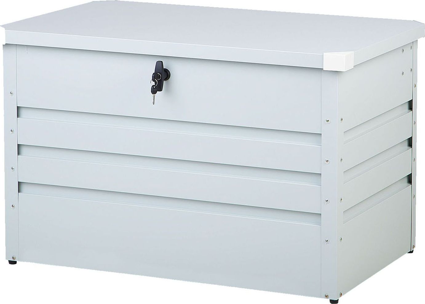 Skrzynia ogrodowa Beliani Cebrosa 300 l Jasny szary