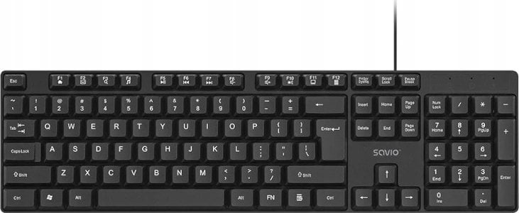 Klawiatura Savio Klawiatura przewodowa SAVIO KB-01