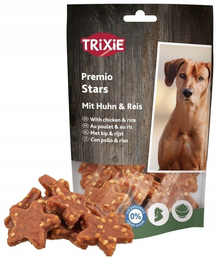 Trixie PREMIO Stars, przysmak dla psa, kurczak i ryż, 100 g