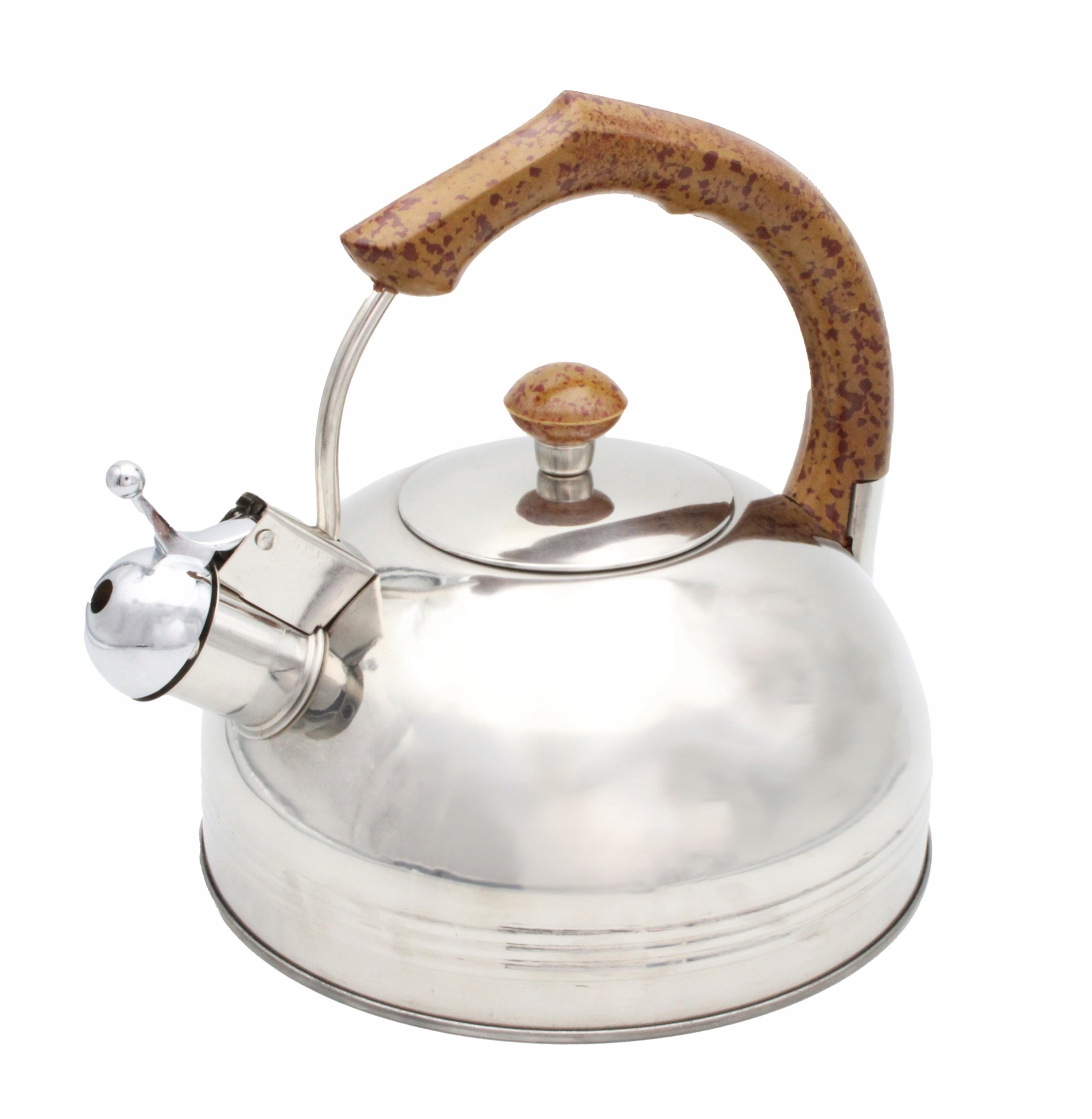 Brunbeste Czajnik stalowy z gwizdkiem tradycyjny indukcyjny z drewnianym uchwytem 2.5L BB-2270