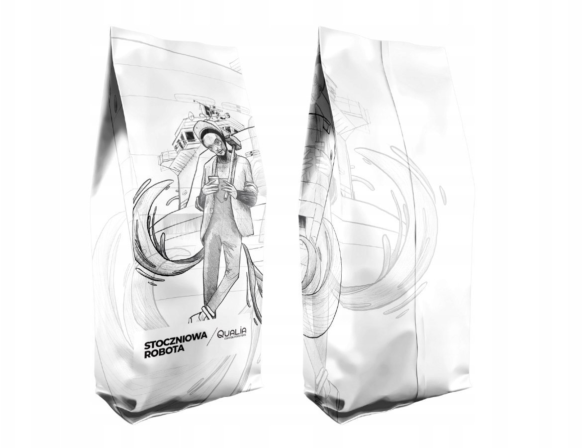 Kawa ziarnista Qualia Caffe Kawa ziarnista Stoczniowa Robota 5.0 - 1kg