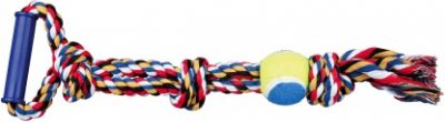 Trixie ZABAWKA SZNUR BAWEŁNA Z PIŁKĄ 50cm