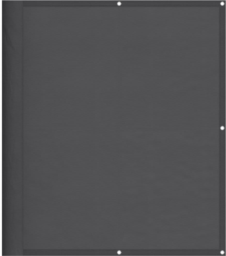 Parawan balkonowy, antracyt, 120x1000 cm, 100% poliester Oxford