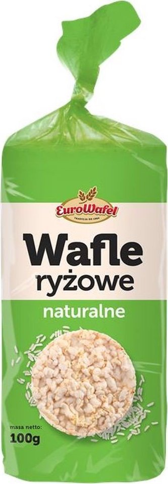 Eurowafle Eurowafel Wafle ryżowe naturalne 100 g