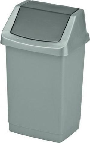 Kosz na śmieci Curver uchylny srebrny (kok5470036)
