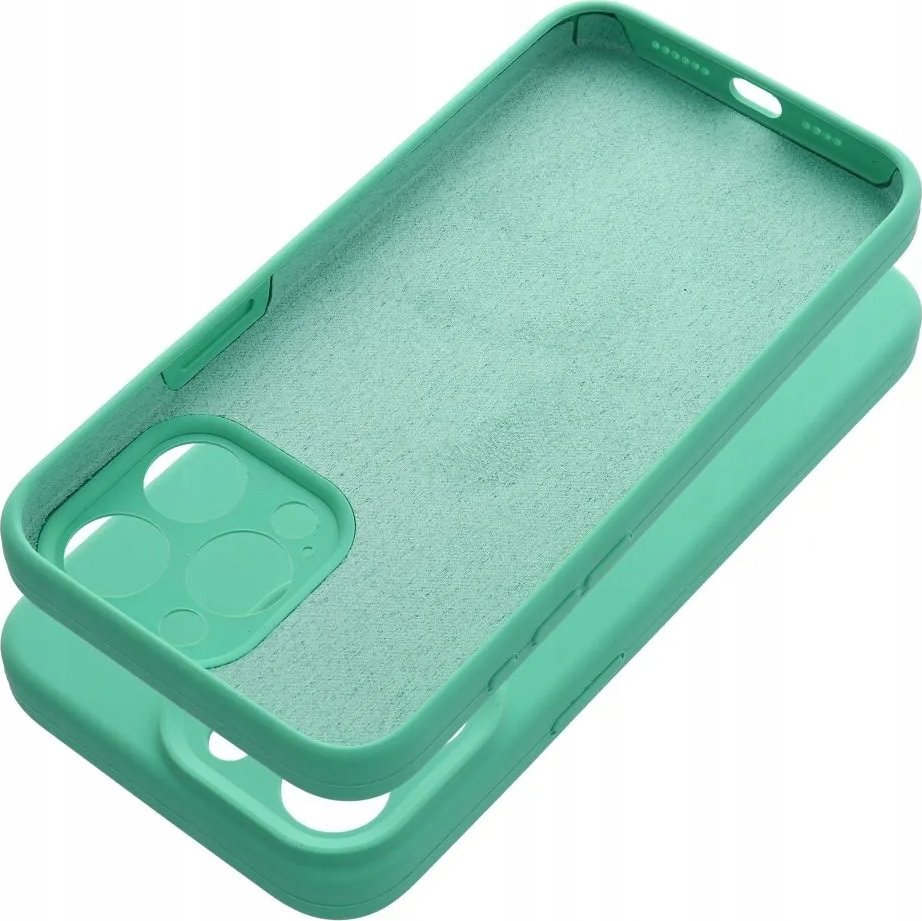 OEM Futerał SILICONE 2mm do IPHONE 15 Pro Max miętowy