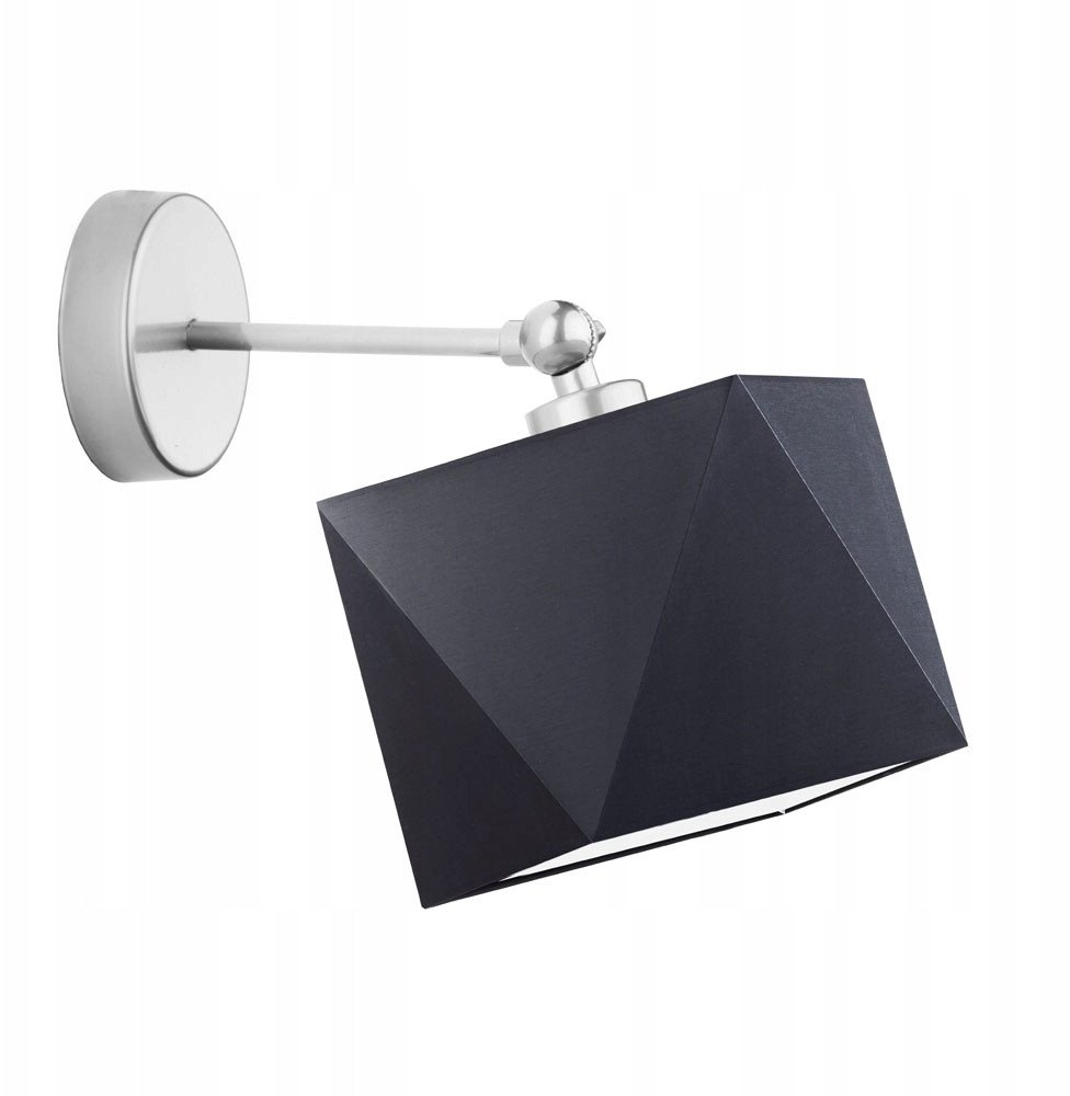 Kinkiet regulowany LED na wysięgniku góra-dół ULSAN abażur diament E27