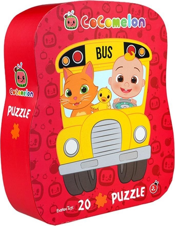 Teka Puzzle dla dzieci w ozdobnym pudełku Autobus