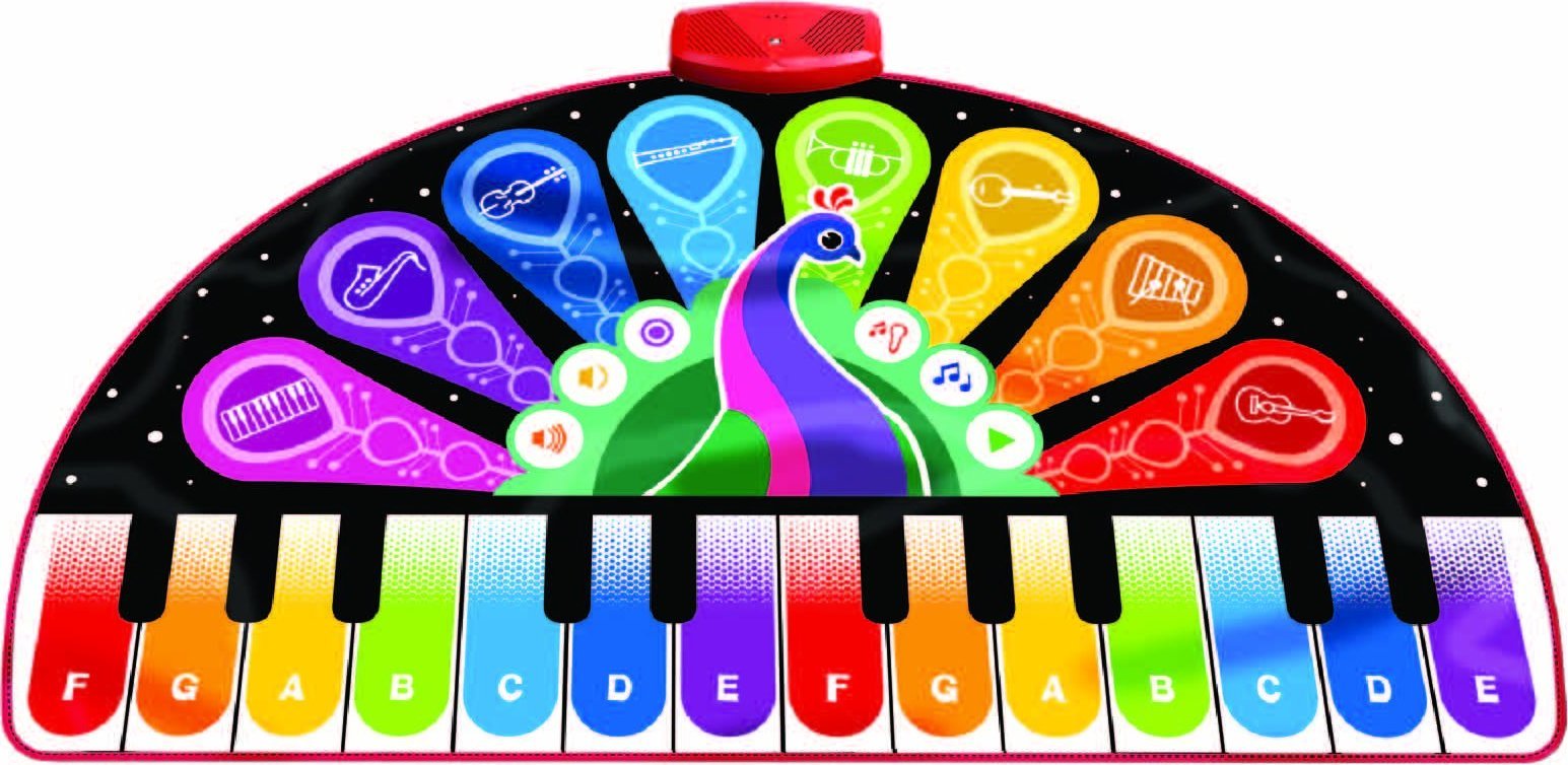 Ramiz Mata Muzyczna Keyboard Muzyczny Paw mata muzyczna do tańczenia