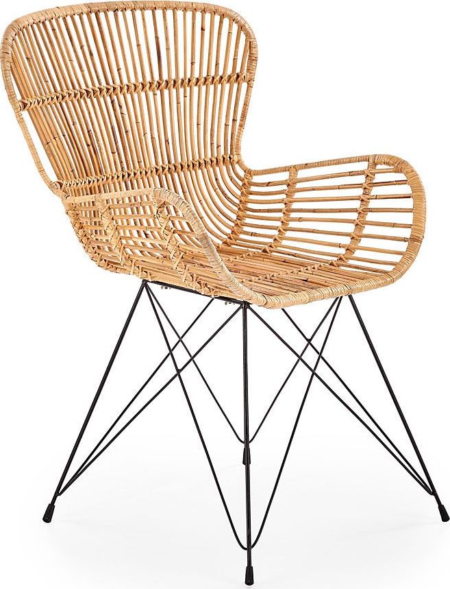 Elior Ażurowe krzesło rattanowe Anker