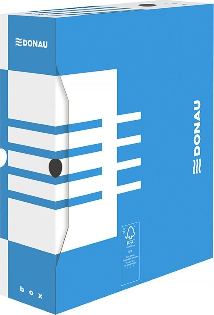 Donau Pudło do archiwizacji Donau A4/100mm niebieski -