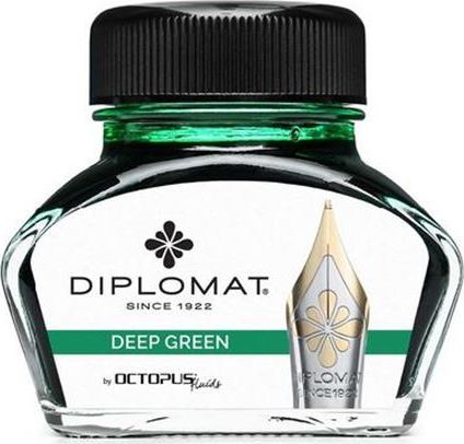 Diplomat atrament Diplo Octopus 30 ml szklany ciemnozielony