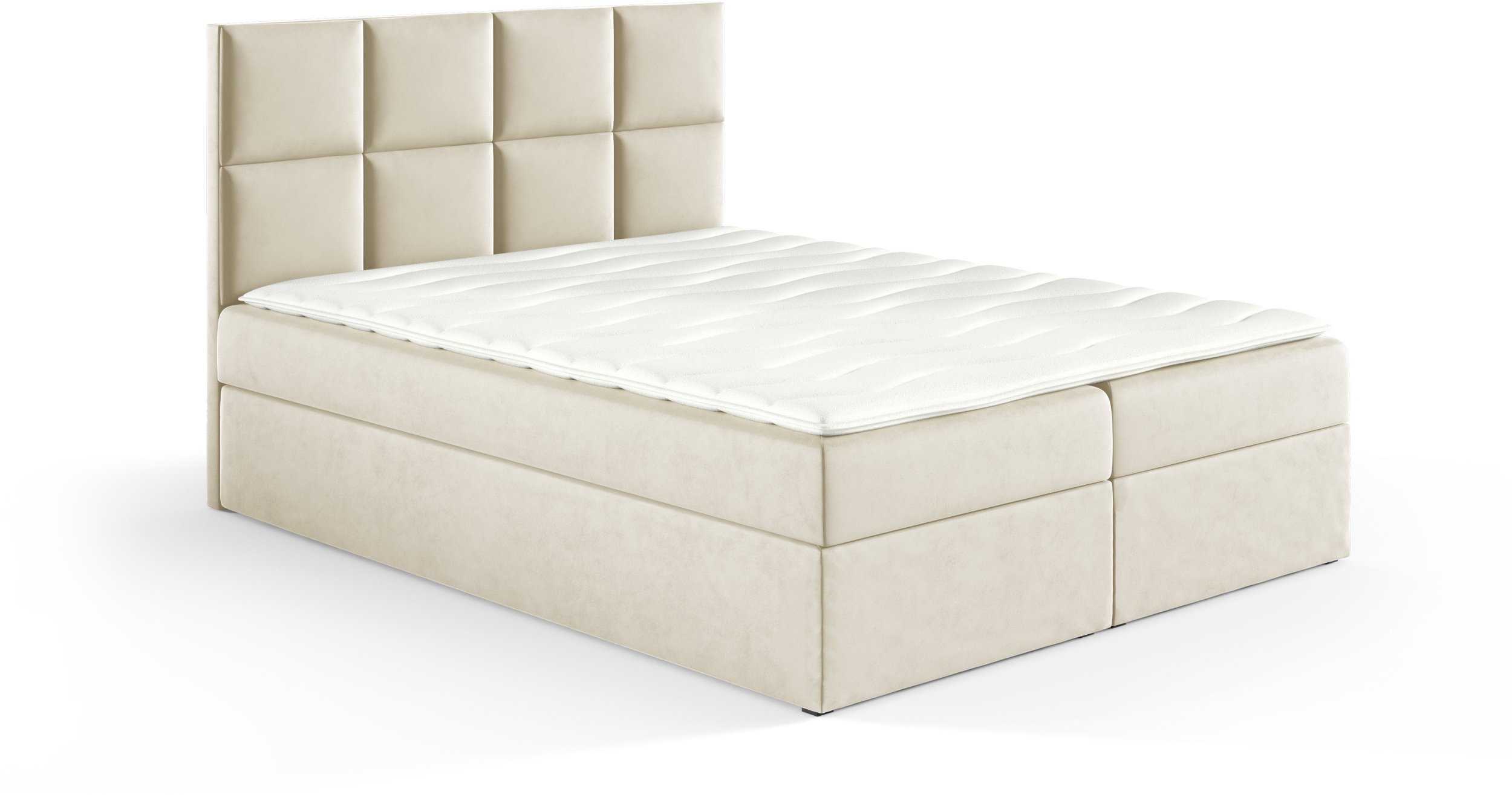 Łóżko kontynentalne Gobi Box 160x200 bez nóżek riviera 21