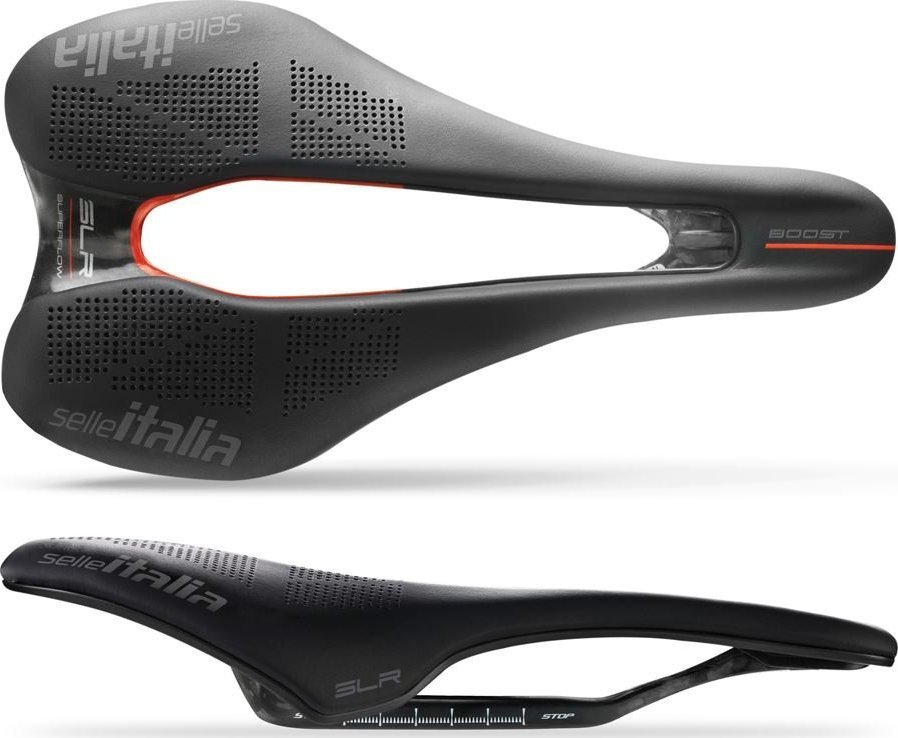 Selle Italia Siodło SELLE ITALIA SLR BOOST KIT CARBONIO SUPERFLOW S (id match S3), Carbon Rail+10mm, Fibra-Tek, 122g (NEW)