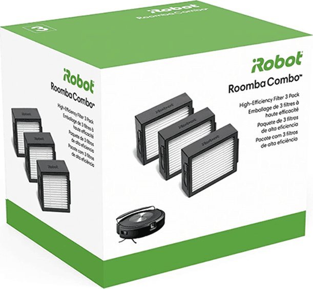 iRobot 3x Filtr powietrza do iRobot Roomba Combo j7