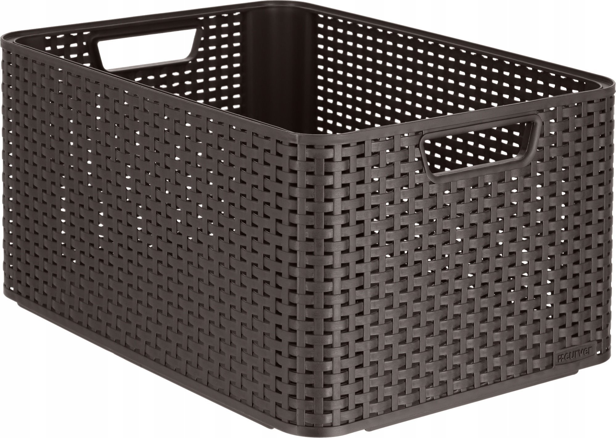 Kadax Curver Koszyk Pojemnik Do Przechowywania Brąz 30L