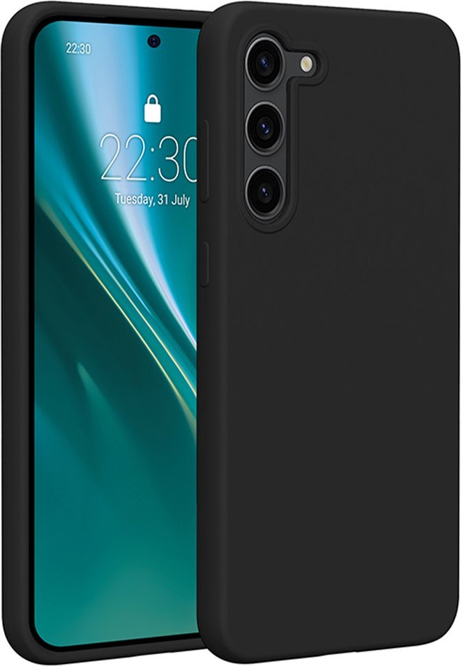 Etteri Nakładka Etteri Silicone Case do Samsung Galaxy S23 Plus czarna