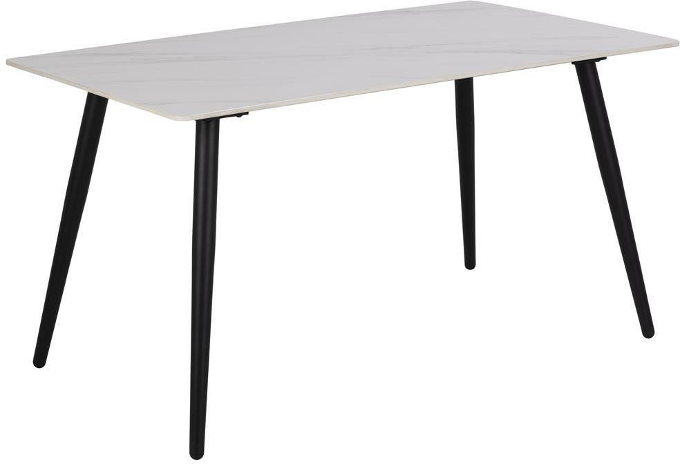 Stół Wicklow biały/czarny